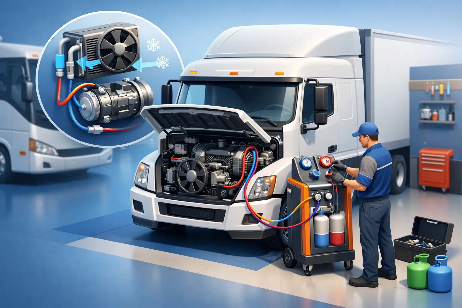 Commercial Vehicle Air Conditioning Repair
