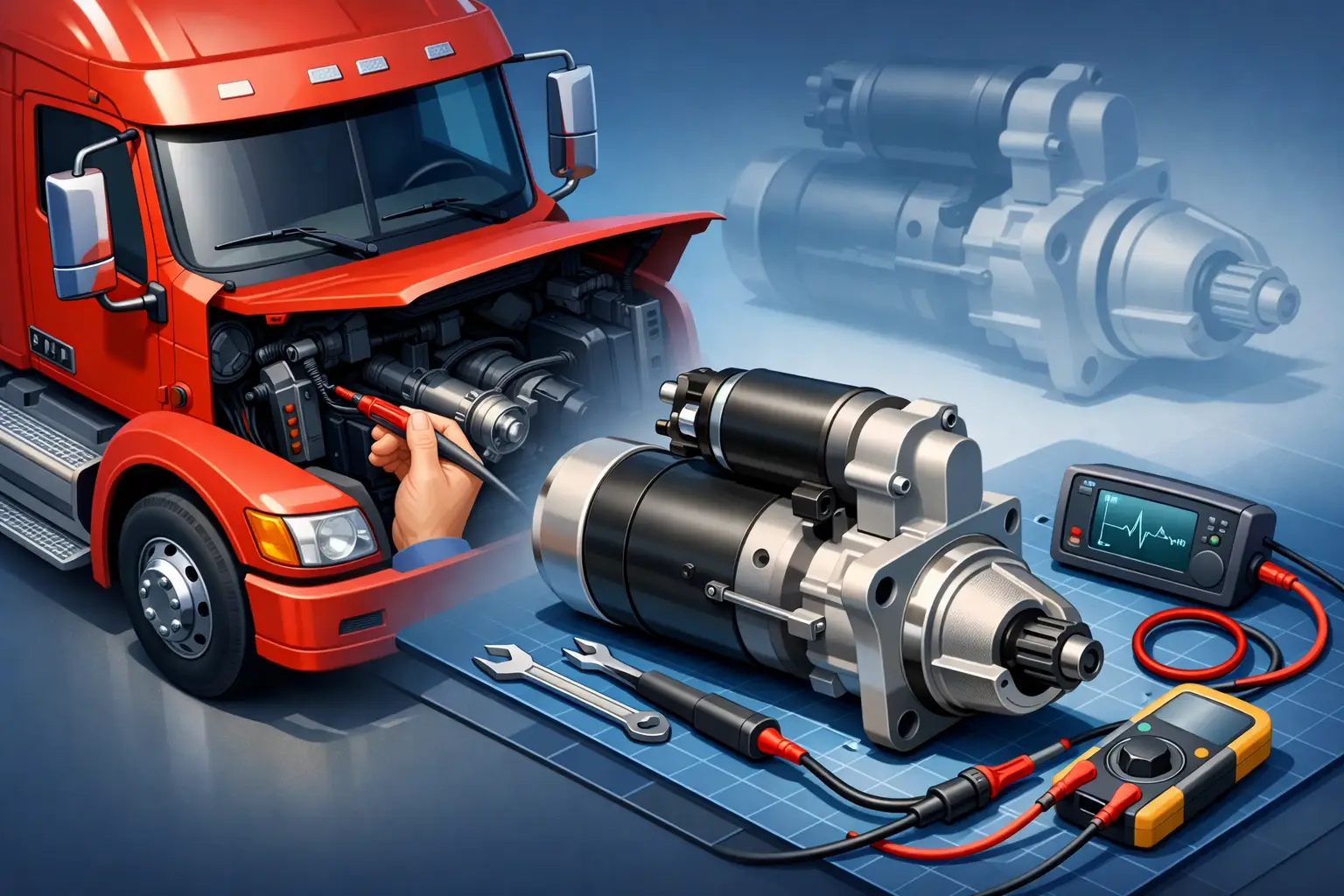 How to Troubleshoot Truck Starter Motor